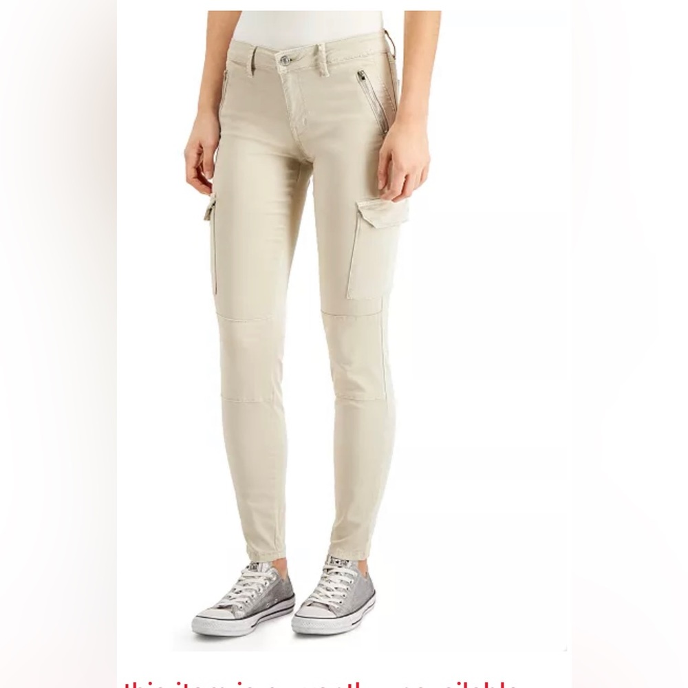 Numero Mid-Rise Cargo Skinny Jeans